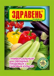 Удобрение ЗДРАВЕНЬ ТУРБО Универсальный 150 гр. 