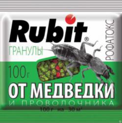Рубит рофатокс от проволочника и медведки 100 гр.