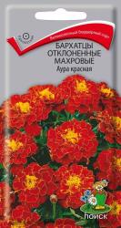 Бархатцы отклоненные Аура красная (Поиск)