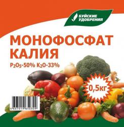 Удобрение минеральное Монофосфат калия БХЗ 0,5 кг.