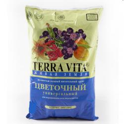 Грунт «Живая земля» (Терра Вита) цветочный 10 л. 