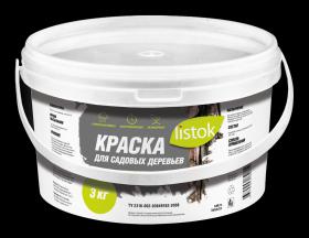 КРАСКА САДОВАЯ акриловая Листок 3 кг ведро