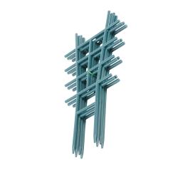 Набор решеток для вьюнов  пластик 15 * 29 см (4 шт) Listok