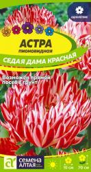 Астра Седая дама красная (Семена Алтая)