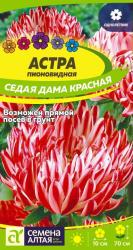 Астра Седая дама красная (Семена Алтая)