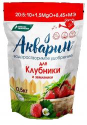 Удобрение минеральное Акварин для клубники, земляники 0.5 кг. дойпак