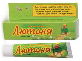 ЛЮТОНЯ крем от комаров 50 гр.