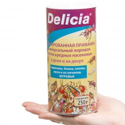 Делиция (Delicia)универсальный  порошок от вредных насекомых 250 гр 