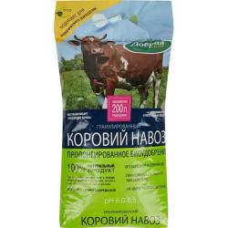 Удобрение Добрая сила Коровий навоз гранулированный 2 кг