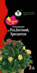 Грунт Цветочный Рай Для роз, бегоний, хризантем 3 л.