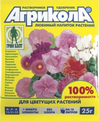 Удобрение Агрикола-11 для цветущих растений 25 гр.