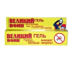 Великий Воин гель от садовых и домашних муравьев 45 гр.